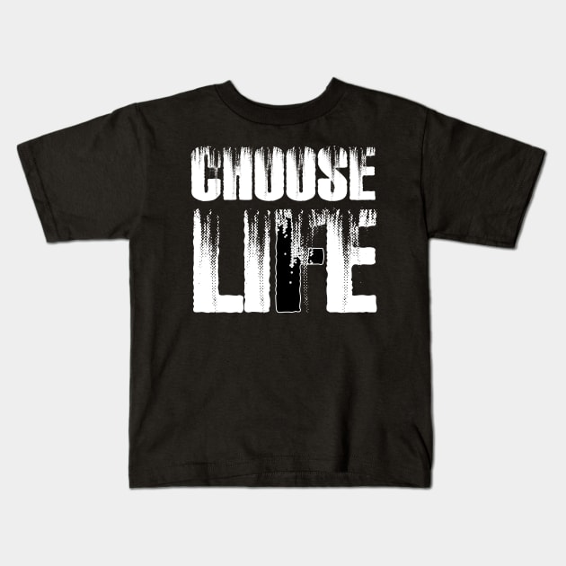 Choose Life Kids T-Shirt by M-HO design